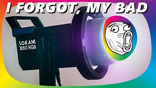 Sokani X60 RGB Color Examples I Forgot About in the Main Review