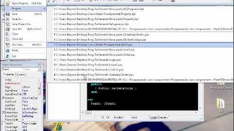 Criando tela de login em Delphi 7