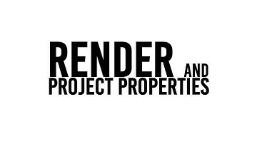 My Render and Project Settings | Sony Vegas Tutorial