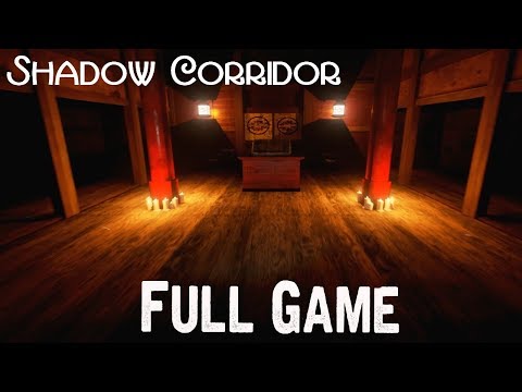 Shadow Corridor Full Game ENDING Gameplay Playthrough Japanese Indie Horror Game 