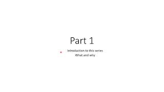 Conceptual ER model - Part 1 - Introduction to series