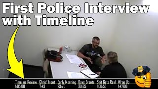 Chris Watts FULL 1st police interview (with timeline) the day after he murdered his family 8-14-18