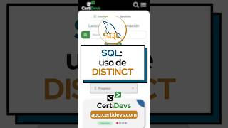 SQL DISTINCT para eliminar duplicados en consultas de base de datos con SELECT