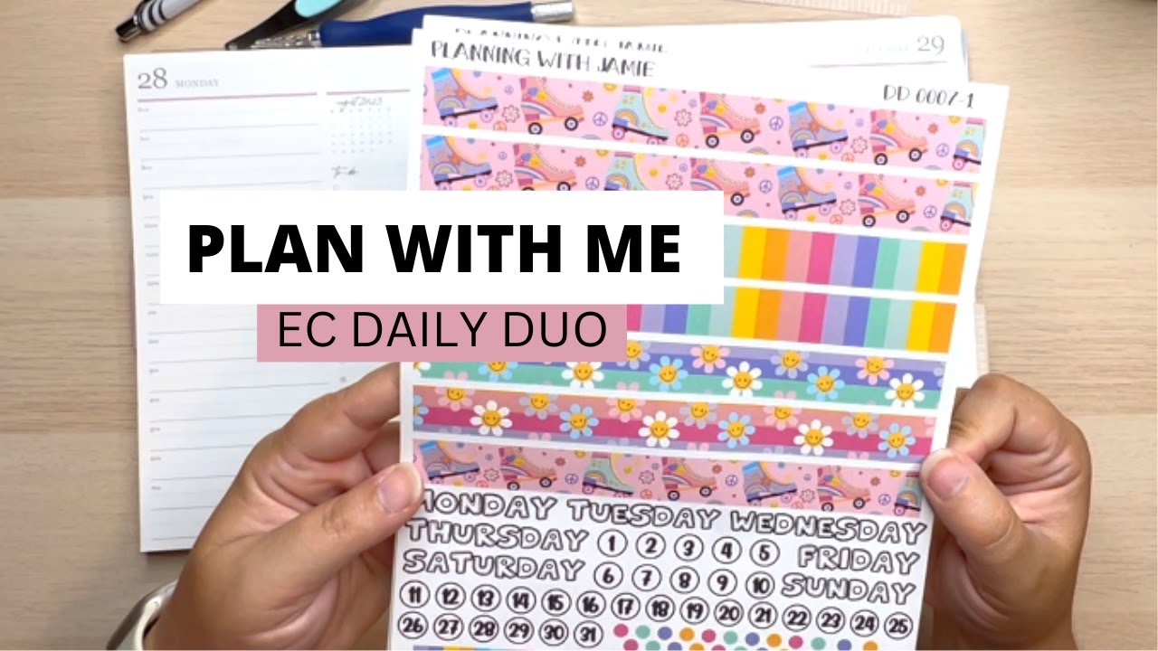 PLAN WITH ME | DAILY DUO | ERIN CONDREN PLAN WITH ME | EC DAILY DUO ...