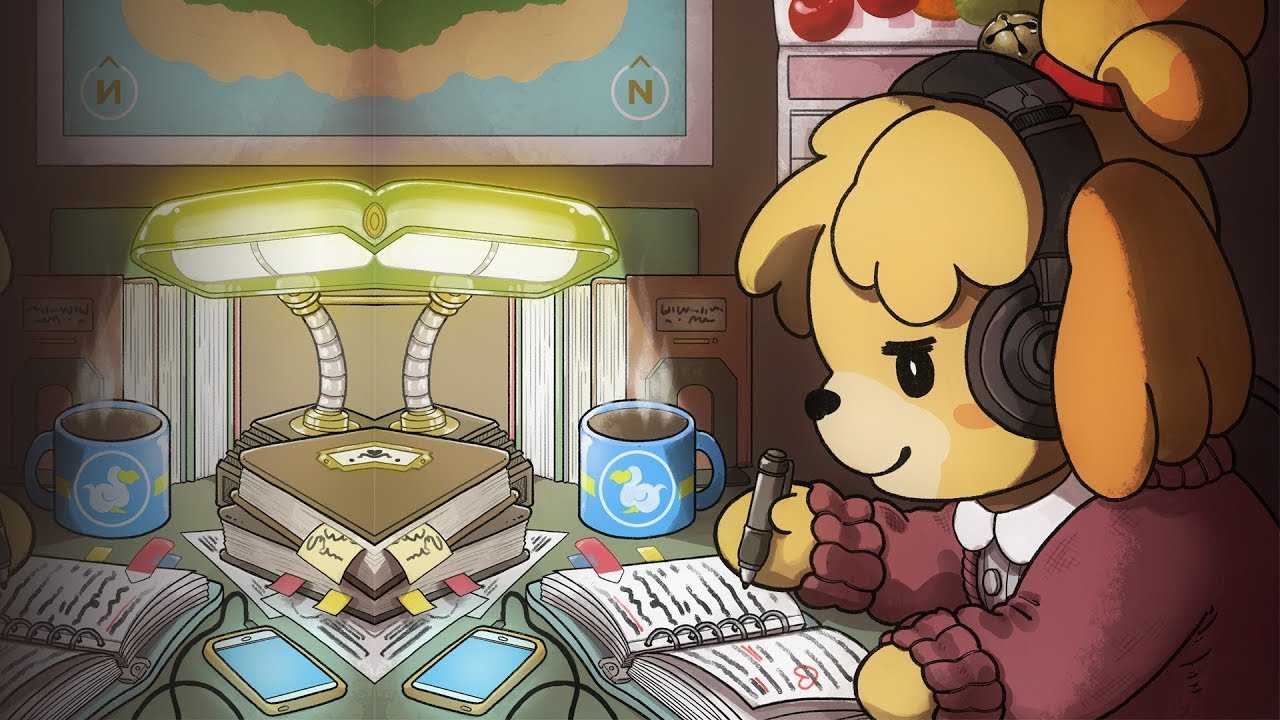 Video Game Study Lounge - Chill beats & video game music for focus concentration. GIF backgrounds provide atmosphere without distraction. New artwork every 10 minutes.