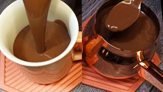 هوت شوكلت إيطالي,  لذيذ وفخم | Italian hot chocolate