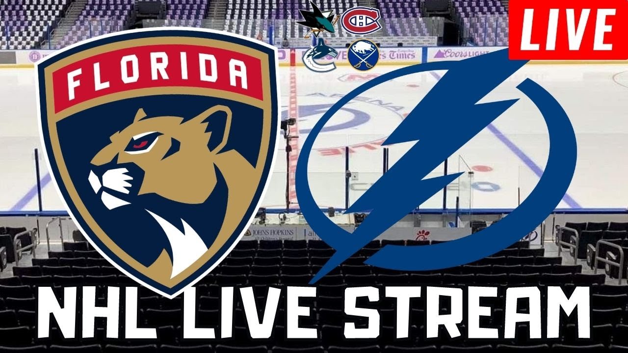 NHL STREAMS Panthers vs Lightning - Canucks vs Sabres - Sharks vs Habs NHL LIVE Play By Play