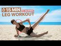 BALLET WORKOUT on the BEACH - Episode #2 - 15 MIN LEG, no Equipment!