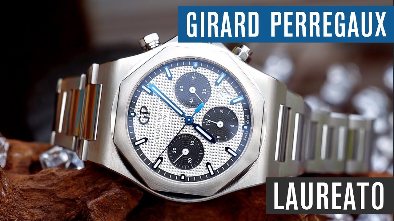 Girard Perregaux Laureato Chronograph Test Review Deutsch Youtube