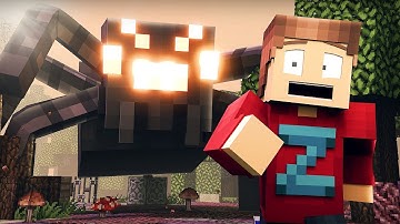 GIANT MUTANT SPIDER!!! | Halloween Collab Entry | (Minecraft Animation)