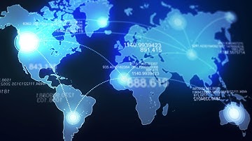 internet connection world map animation 4k resolution