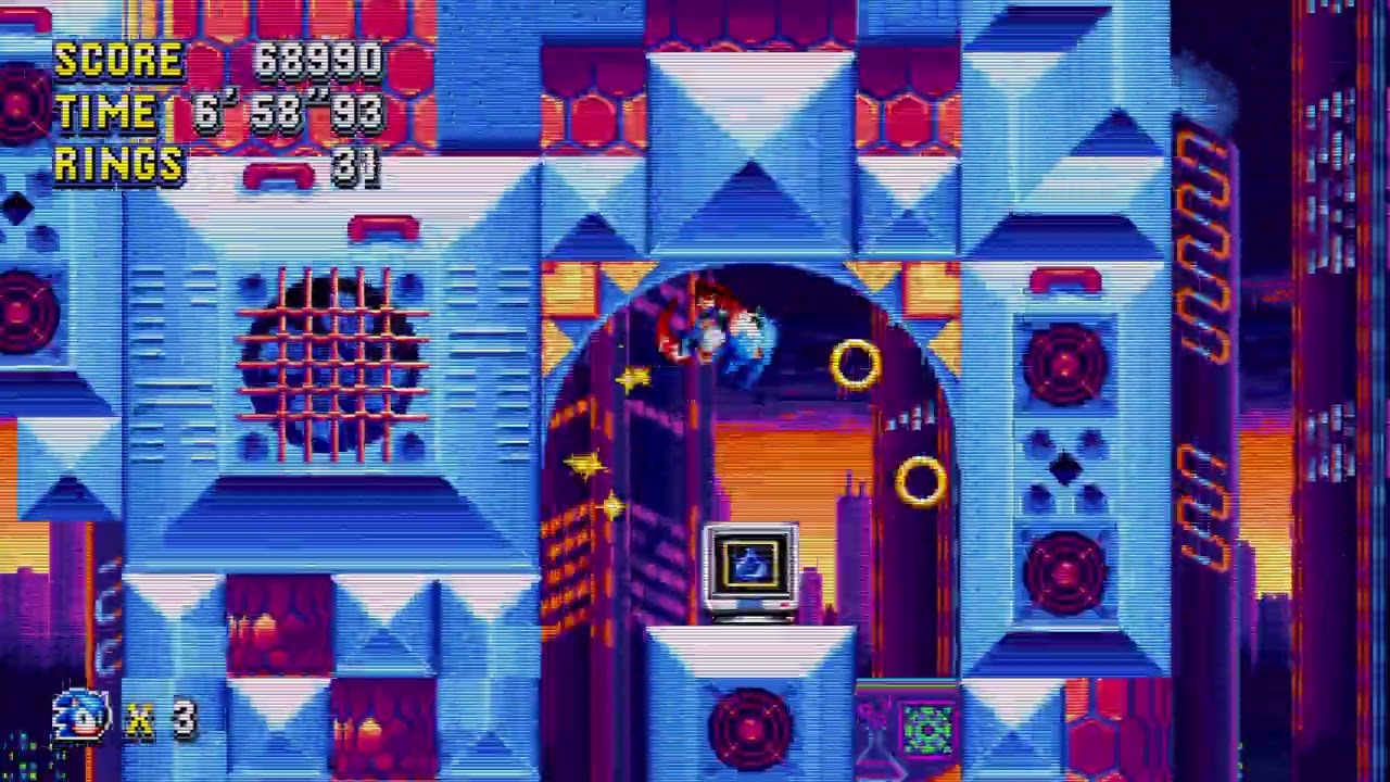 Sonic Mania Studio City Egg Man Boss