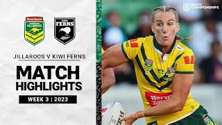 Jillaroos v Kiwi Ferns | Match Highlights | 2023 Pacific Championships