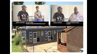 How Shipping Container Home Project Created Jobs For The Community Of Orlando, Soweto.