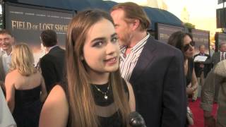 Mary Mouser - Red Carpet Interview - Field of Lost Shoes