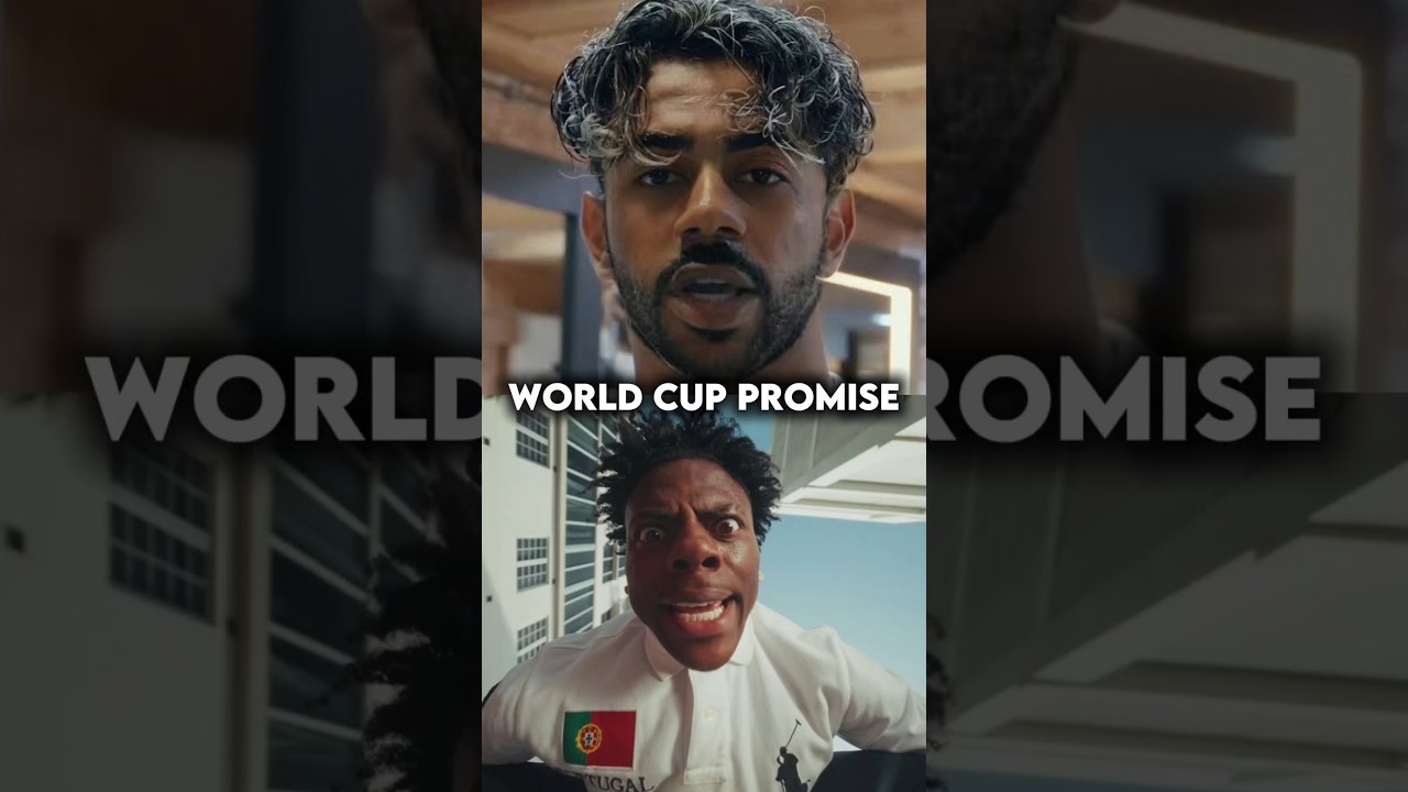 The World Cup promises made by Messi, Mbappé, Yamal and IShowSpeed 😳⚽ #shortsfeed #shorts #football