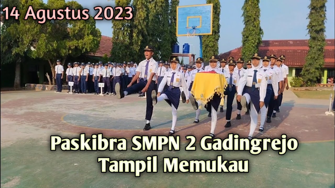 Tampilan Paskibra SMPN 2 Gadingrejo Memukau