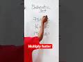 Multiply faster than calculator. #maths #mathshorts #mathstricks