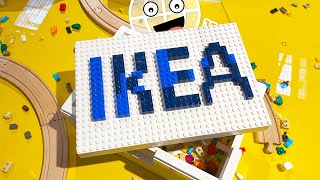 Лего ЛУЧШИЕ ИГРУШКИ ИЗ ИКЕА LEGO и Железная Дорога IKEA