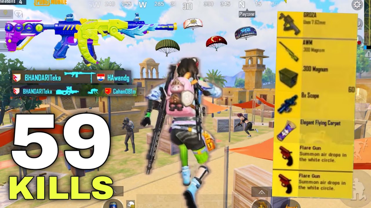 59 KILLS!😍 NEW BEST LOOT GAMEPLAY IN PUBG MOBILE 