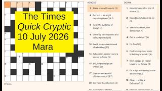 The Times Quick Cryptic 3350