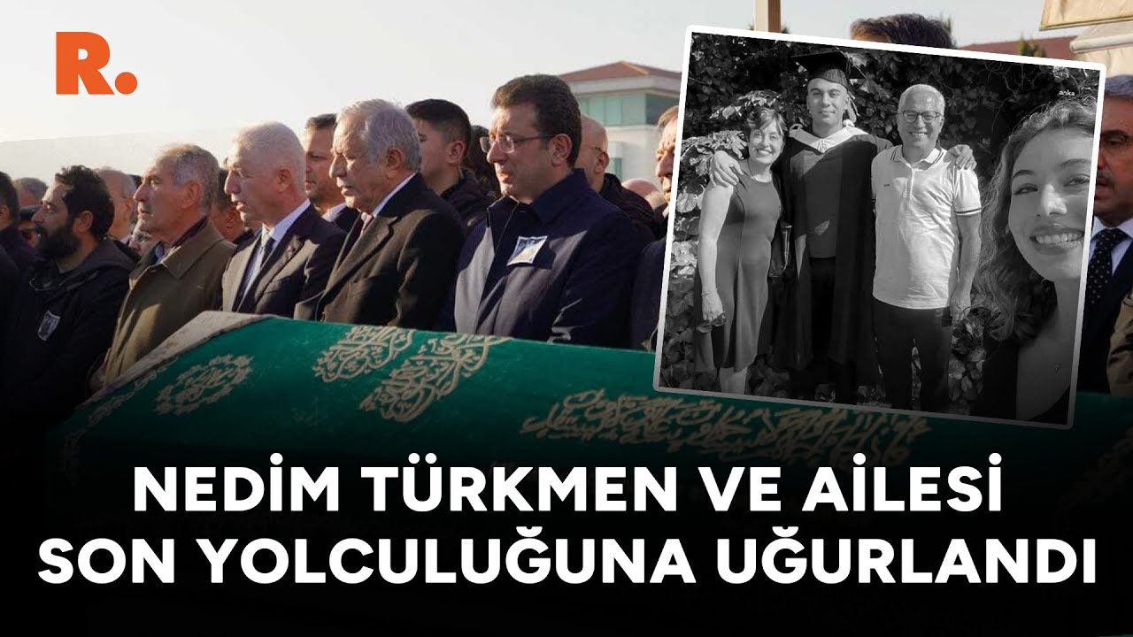 Bolu'daki yangında yaşamını yitiren Türkmen ailesi son yolculuğuna uğurlandı