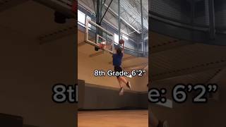 His dunk progress is Remarkable🏀📈#shots