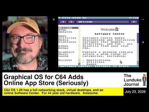 Graphical OS for C64 Adds Online App Store (Seriously)