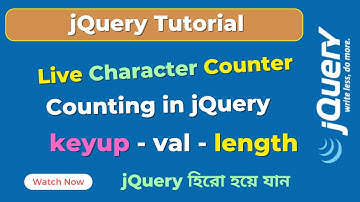 Live Character Counter with jQuery | Textarea Limit Made Easy! | jQuery Tutorial | SoftAll
