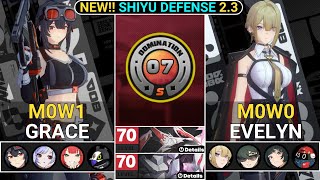 M0W1 Grace & M0W0 Evelyn Showcase New Shiyu Defense Zenless Zone Zero 2.3