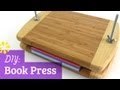 How to make a book press  sea lemon