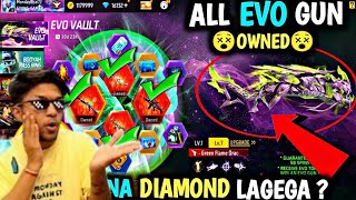 🥵EVO M10 Kitne diamond me niklega💯🔥1 Spin trick||ALL EVO GUN OWENED😵Free Fire New Event🤯