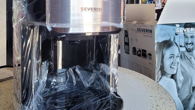 Cafetière filtre avec broyeur 4810 avec broyeur à grains noir et inox  Severin