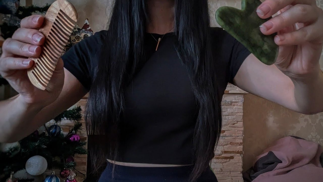 ASMR Facial Gua Sha, Skin Care Layered Sounds 💫 | No Talking |