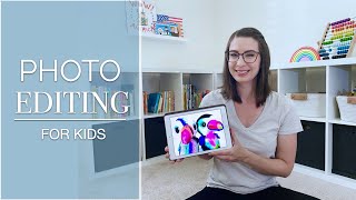 Photo editing tutorial for kids | Homeschool STEAM project screenshot 1