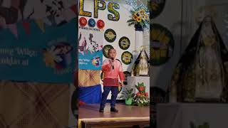 Ipagdiwang Natin ang Wikang Sarili-2nd Place-Isahang Pagawit -Buwan ng Wika 2022- Grade2