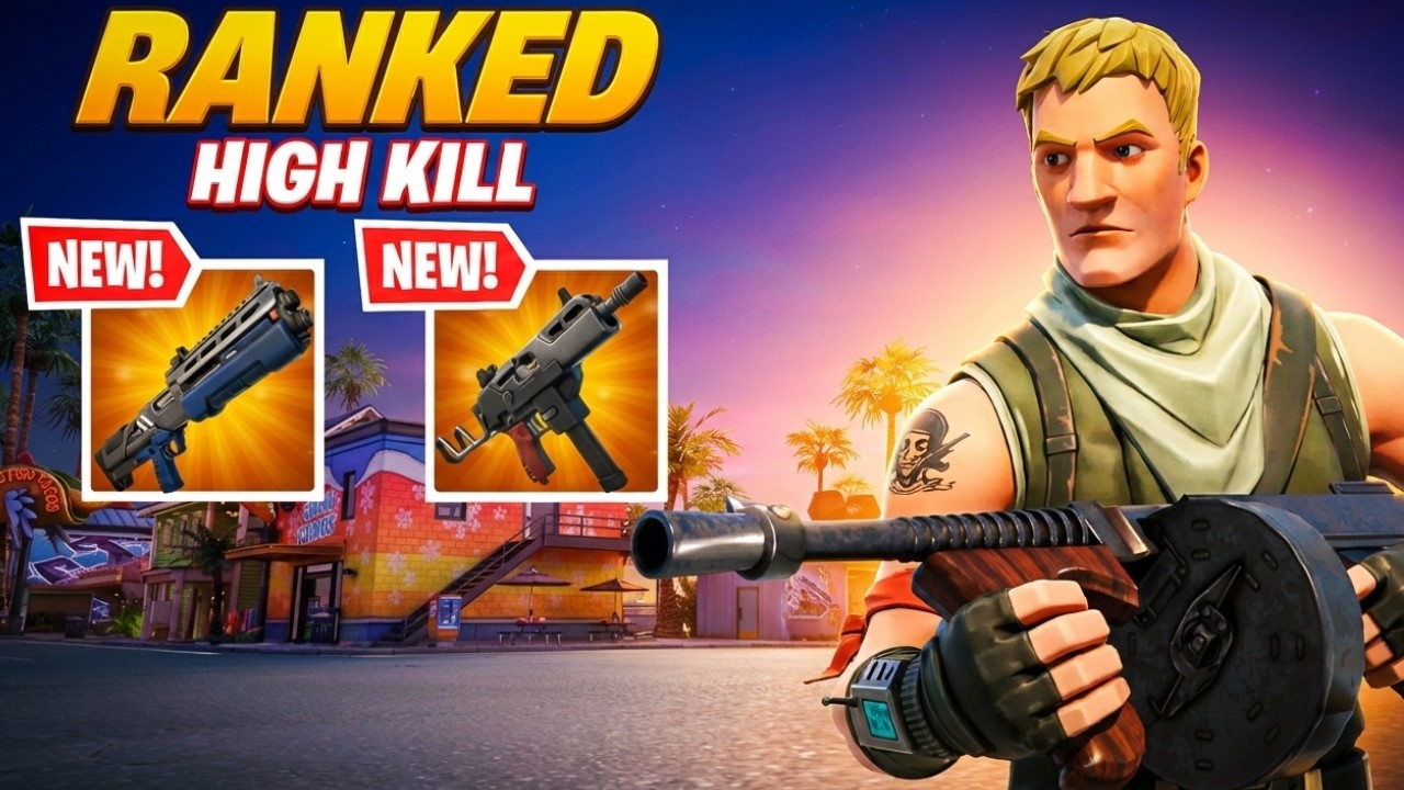 High Kill Ranked Solo Zero Builds Win Full Gameplay (Fortnite Chapter 7)