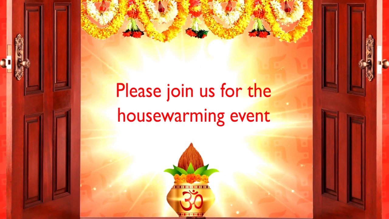 Griha Pravesh Puja Invitation Selfanimate