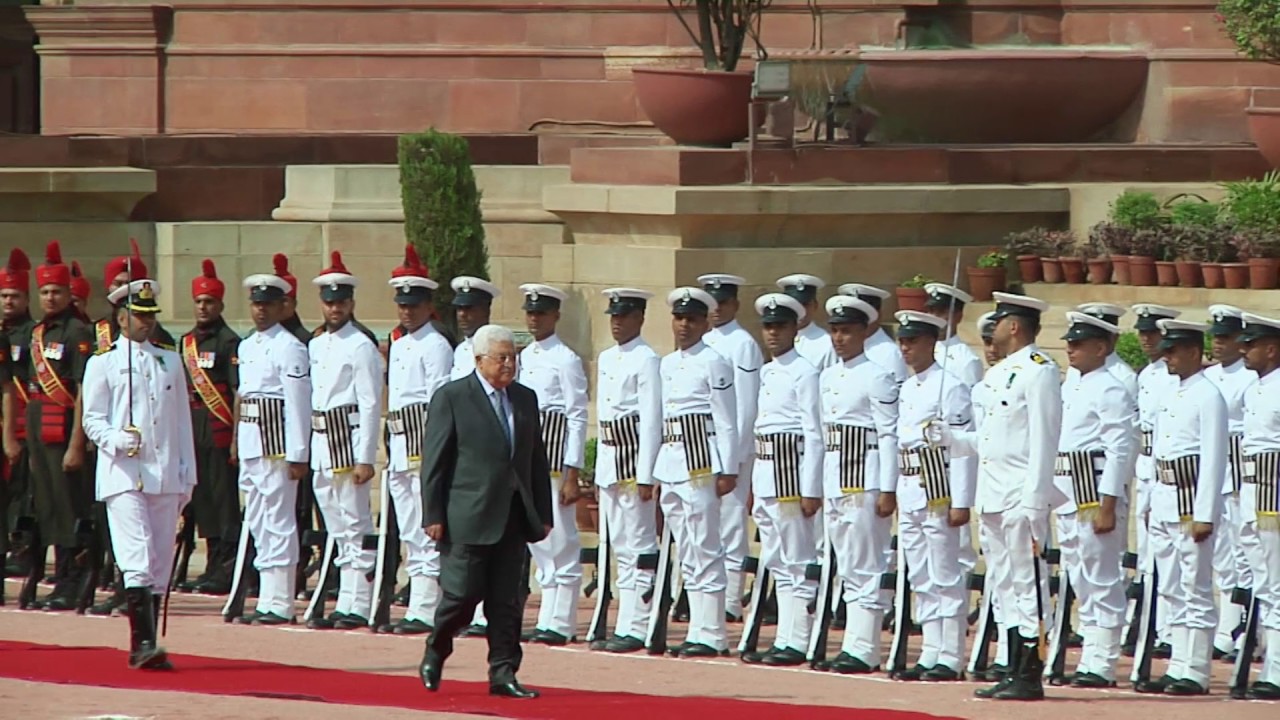 Ceremonial welcome of President Mahmoud Abbas of the State of Palestine