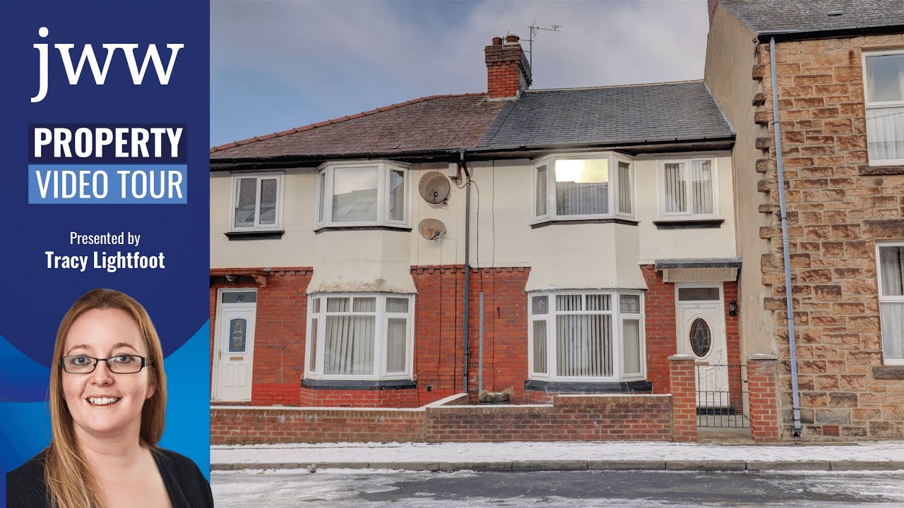 3 BED HOUSE FOR SALE. 18 Street, Blackhill, Consett, DH8 0AE