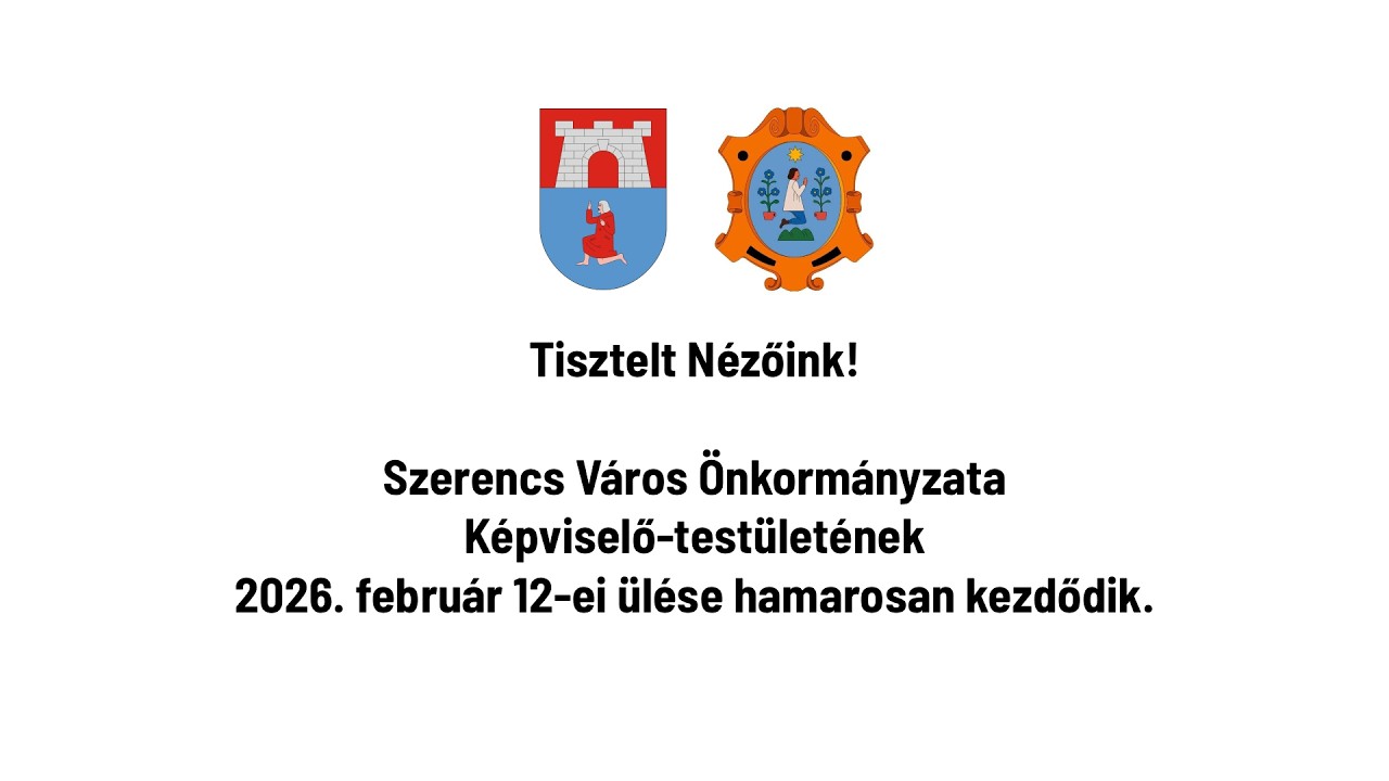Szerencs Város Önkormányzatának 2026. február 12-ei testületi ülés