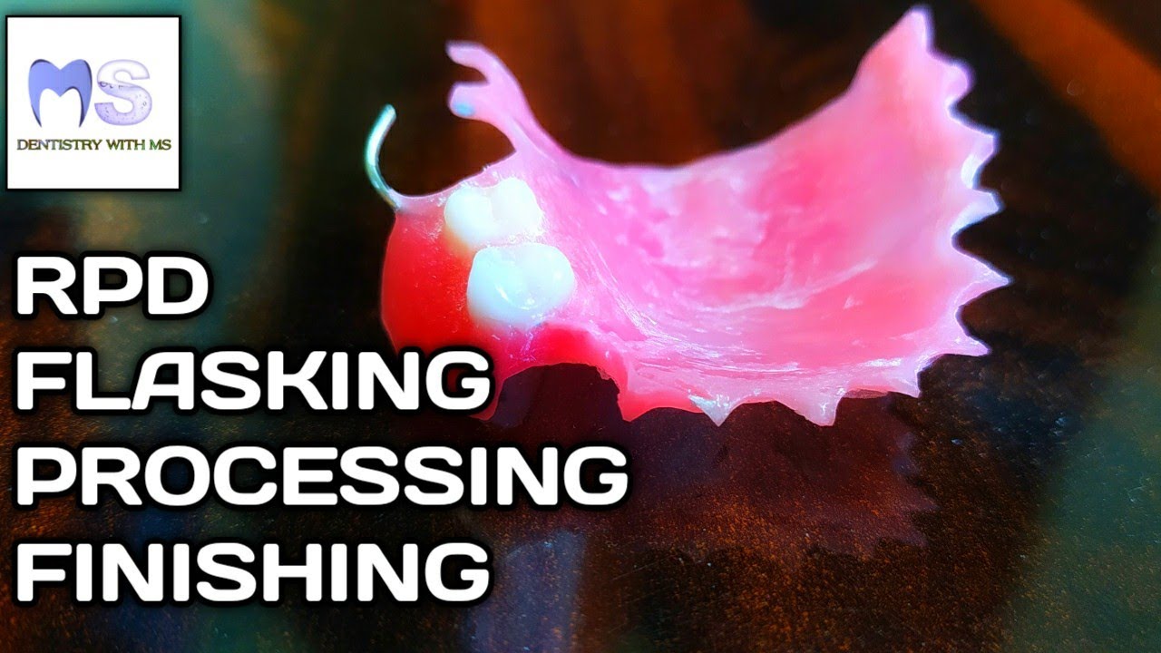 RPD making Heat Cure Denture Acrylic Flasking Processing