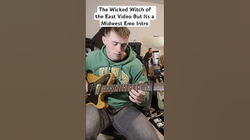 The Wicked Witch of the East Video But Its a Midwest Emo Intro #midwest #emo #guitar