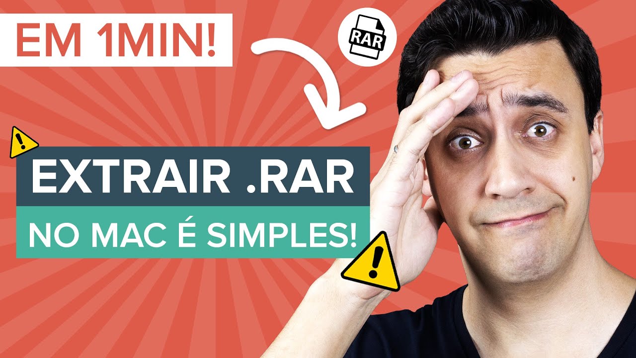 Como EXTRAIR Arquivo RAR No MAC Abrir Winrar No MacOS YouTube