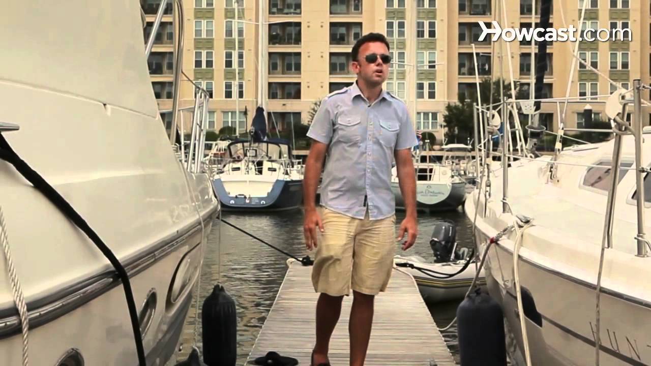 How to Dock a Boat Boating - YouTube