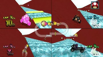Mario Kart Wii Custom Tracks ✦ 4 Players #113