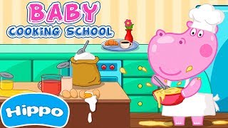 Hippo🌼 Baby Cooking School 🌼 Cartoon game for kids screenshot 3
