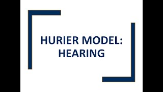 The HURIER Model: Hearing