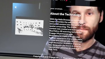 Magic Leap Helio Browser - Engage VR / Blue Vishunu Beta Demo