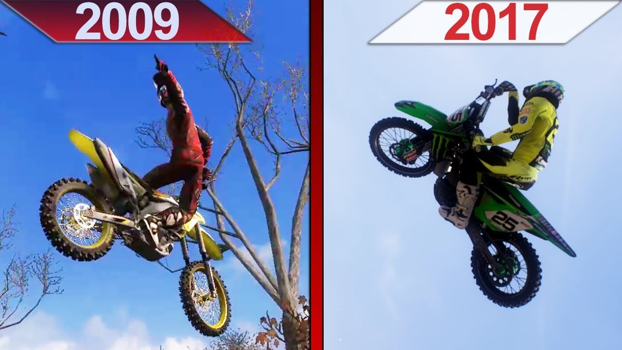 SBS Comparison | MX vs ATV Reflex (2009) vs. MXGP 3 (2017) | ULTRA | GTX 970